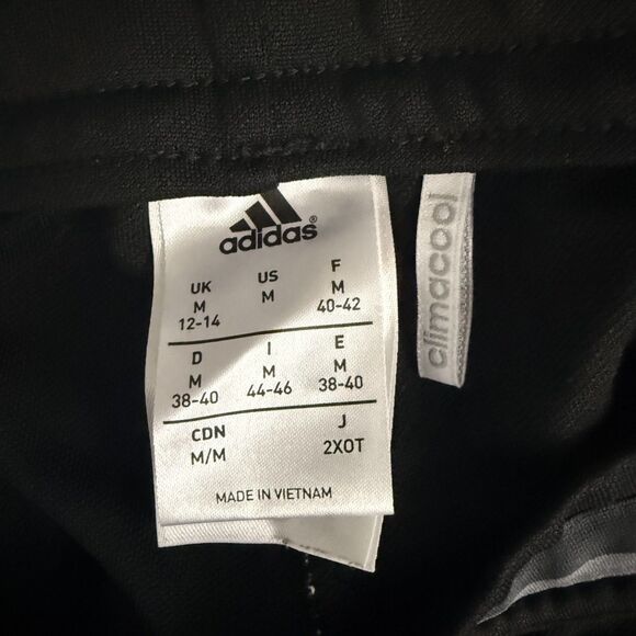 Adidas Climacool Men's Medium Black Soccer Ankle Zip Activewear Jogger Pants - Picture 5 of 7